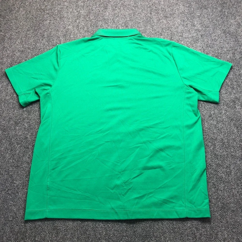 Nike Golf Oregon Ducks Dri-FIT Polo Shirt Mens Large Green Short Sleeve